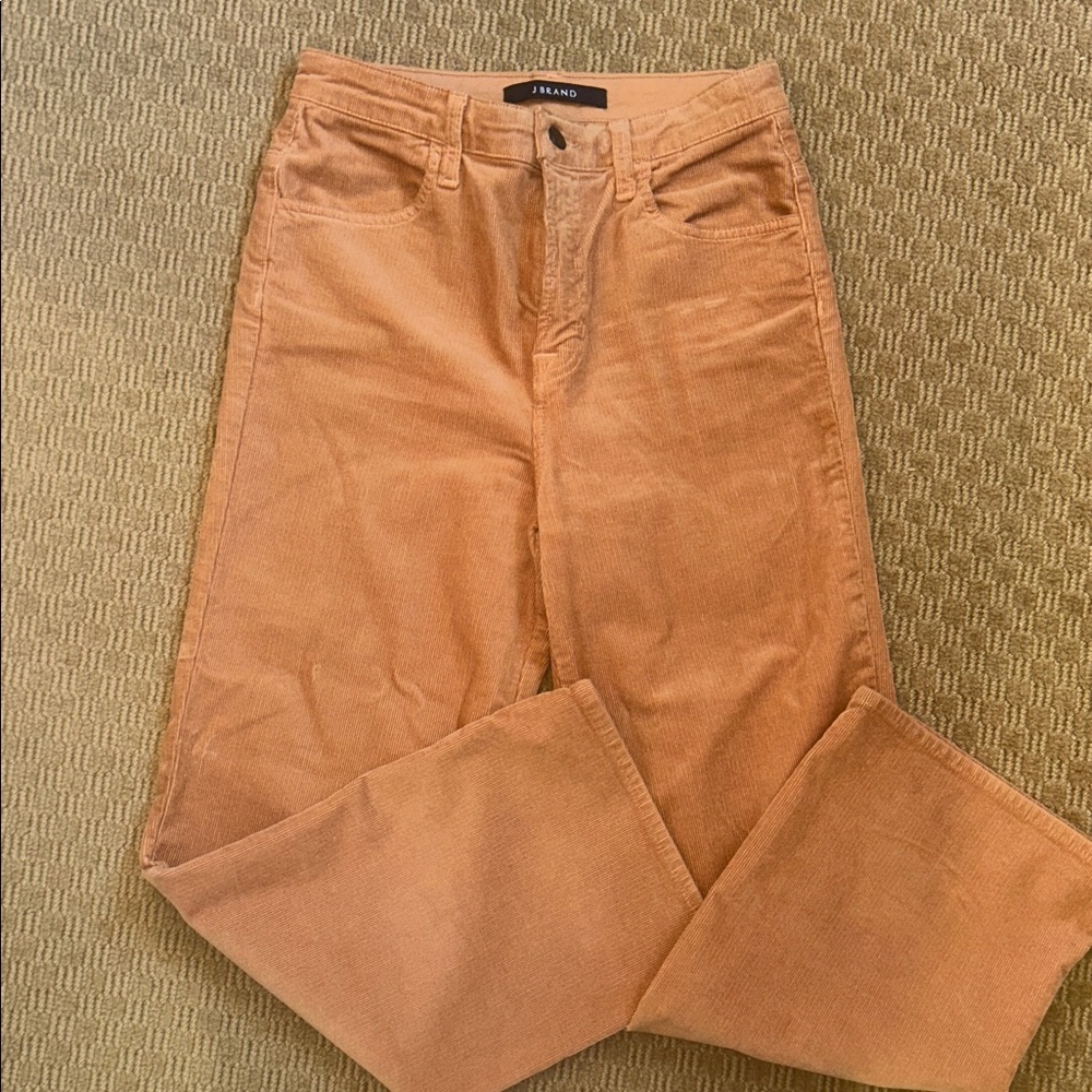 J Brand Light Brown / Orange  Corduroy Trousers